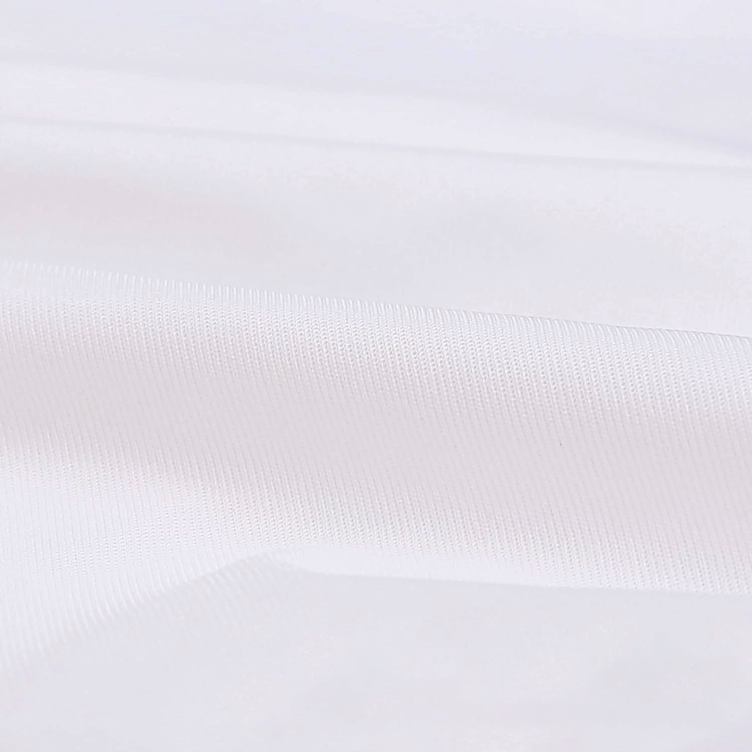 Polyester Knitted Cloth Waterproof Pillowcase Anti-pollution Hotel Hospital Nursing Home Home White Pillowcase